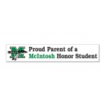 Vinyl Bumper Sticker (15" x 2.75") with Logo