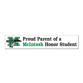 Logo Branded Vinyl Bumper Sticker (2.75" x 15")