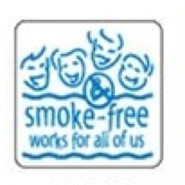 Logo Printed Zero Waste Square Roll Stickers (1.25"x1.25")