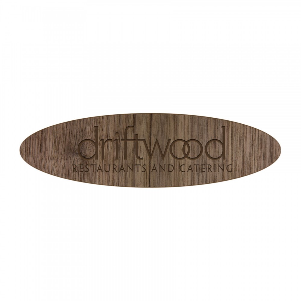 Logo Printed Wood Decals | 3.125"x2" Foot Shape | Medium Shape Logo Printed Wood Decals | 3.125"x2" Foot Shape | Medium Shape