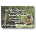 Eco-Friendly 100% PCW Roll Stickers (1.5" x 2.5" Rectangle) with Logo