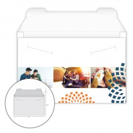 Custom Legal Sized Tab Portfolio Mailer Envelope