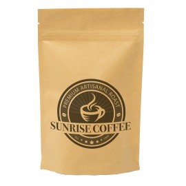 Personalized One Color Stand Up Kraft Barrier Pouch 5" W x 8" H x 2.5" D  Personalized One Color Stand Up Kraft Barrier Pouch 5" W x 8" H x 2.5" D