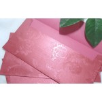 Rose Texture Pearl Paper Invitation Letter Envelope with Logo