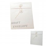 Logo Printed Kraft Paper A4 Document Pouches/Envelopes