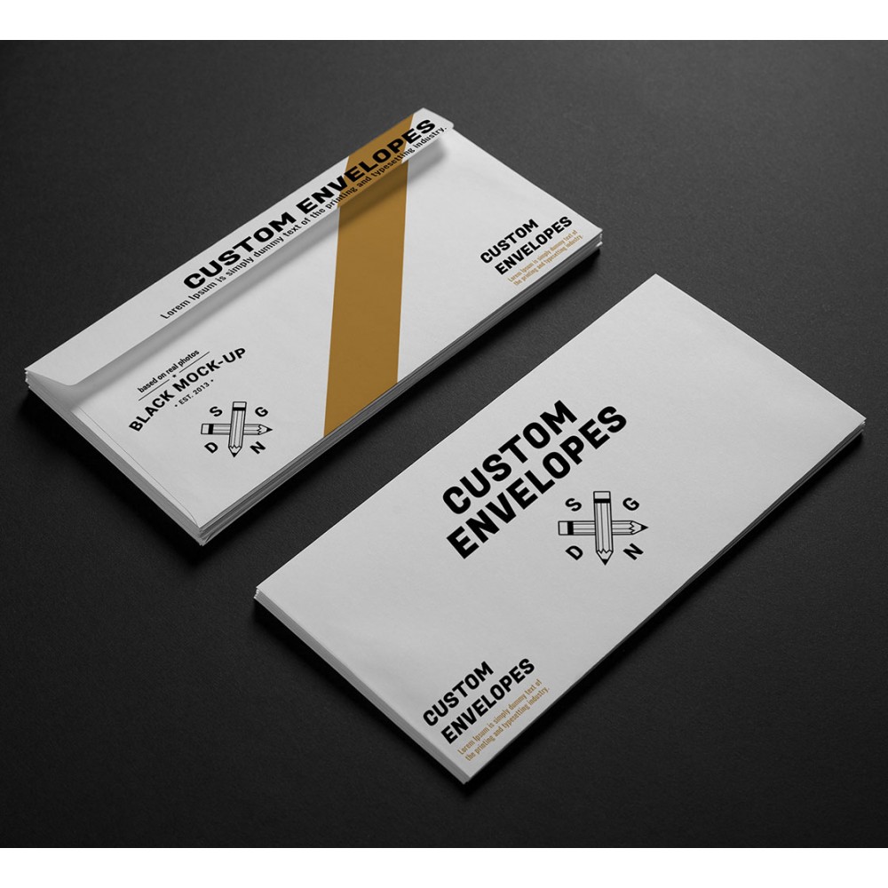 Custom Envelopes (9.50" x 4.25") with Logo