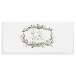 Custom Imprinted Watercolor Pine Currency Envelope (Pine Cone & Ribbon Wreath)