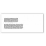 Logo Printed Classic Collection Large Dual-Window Envelope (Imprinted)