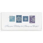 Branded Snowflake Windows Currency Envelope (Snow Flakes)