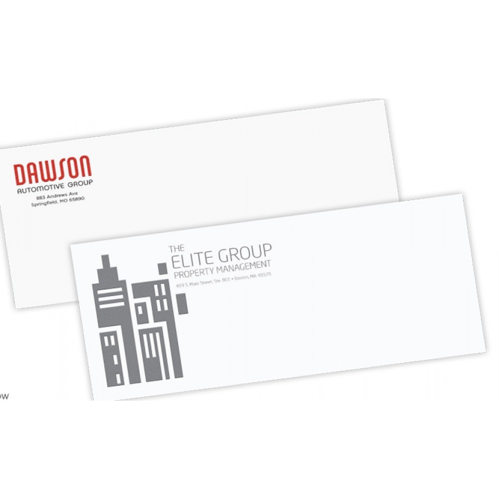 Custom Imprinted Spot Color Raised Print #10 Stationery Envelopes w/White Cotton Bond 24 Lb. Custom Imprinted Spot Color Raised Print #10 Stationery Envelopes w/White Cotton Bond 24 Lb.