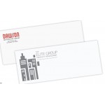 Custom Imprinted Spot Color Raised Print #10 Stationery Envelopes w/White Cotton Bond 24 Lb.