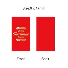 Holly Jolly Christmas Red Envelope with Logo