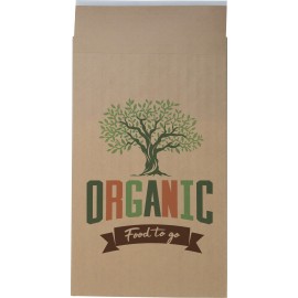 Logo Branded Dura-Bag Full Color Expandable Paper Mailer 9.5" W x 16" H x 3" D