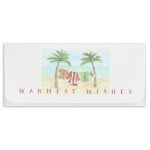 Logo Printed Warmest Wishes Currency Envelope (Palm Beach & Beach)