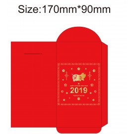 Logo Branded Year Of The Pig Chinese Lunar Year Red Envelope