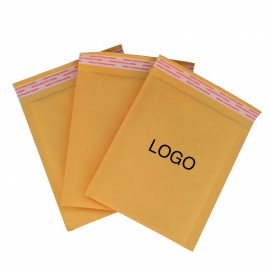 Craft Paper Bubble Shipping Bags Branded