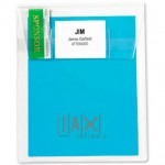 Vinyl Vertical Registration Envelope (1-Color Imprint) Branded