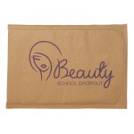 One Color Natural Paper Bubble Mailer 7.25" X 12" with Logo