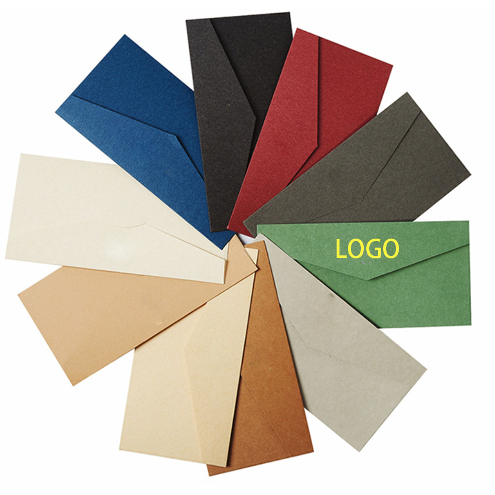 Colorful Kraft Envelopes with Logo