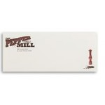 Custom Imprinted Full Color #10 White Cotton Bond Flat Print Stationery Envelopes