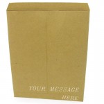 Branded Brown Kraft A4 File Envelopes