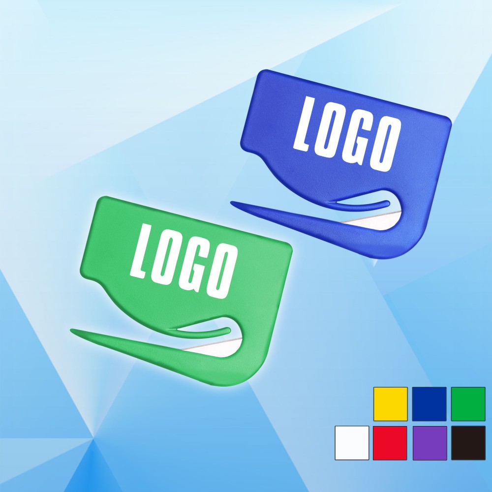 Rectangular Letter Opener with Logo