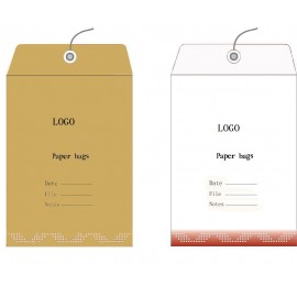 Custom Kraft Paper A4 Document Bag