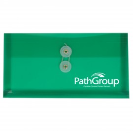 Logo Branded Poly #10 Envelope w/String Tie  Logo Branded Poly #10 Envelope w/String Tie