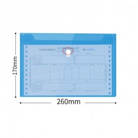 Customized Clear Plastic Envelopes With Snap Button