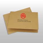 3.875" X 8.875" #9 70lb 0:4 Premium Uncoated Text Digital Printing Envelope Custom Imprinted