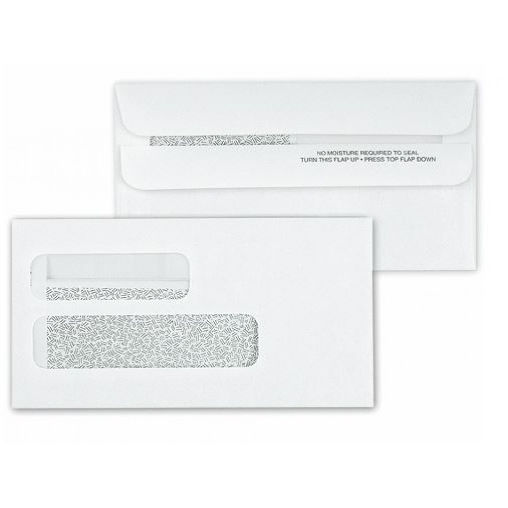 Logo Printed Confidential Self-Seal Dual-Window Envelope (Imprinted) Logo Printed Confidential Self-Seal Dual-Window Envelope (Imprinted)