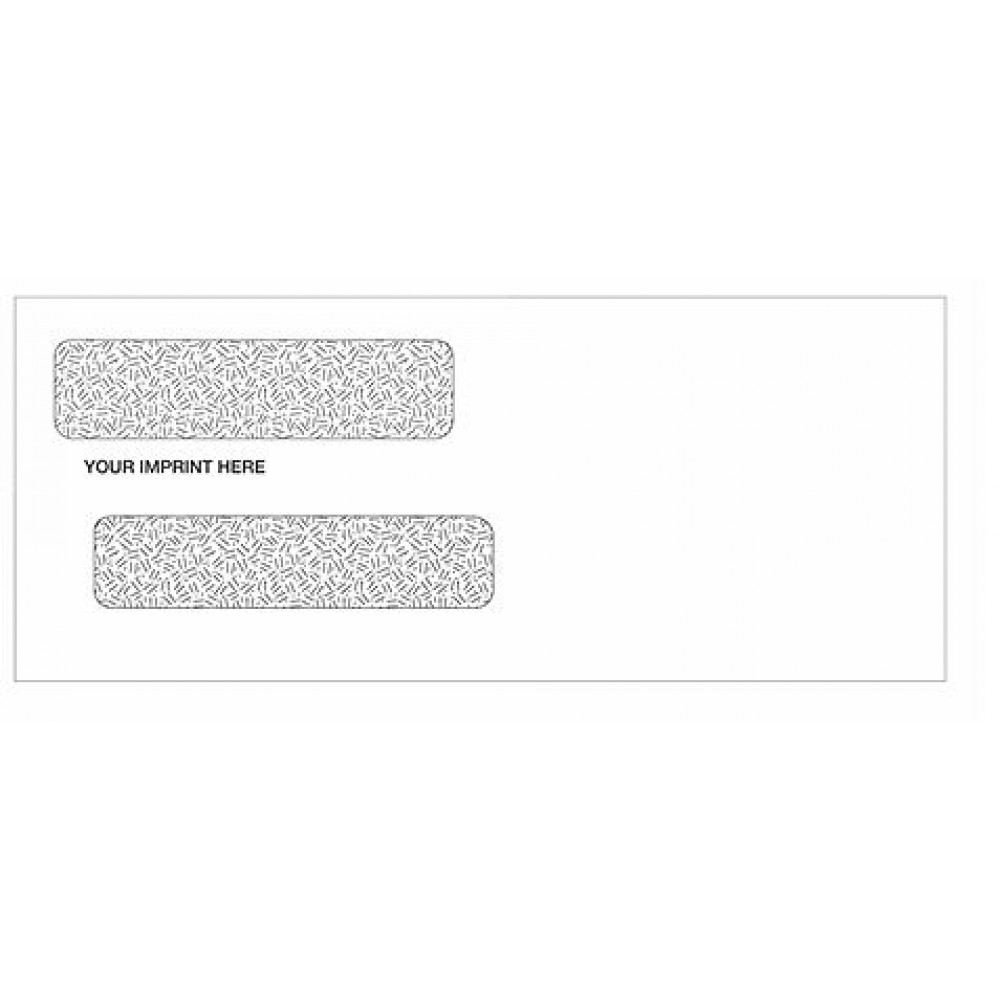 Logo Printed Classic Collection Confidential Dual Window Envelope (Imprinted) Logo Printed Classic Collection Confidential Dual Window Envelope (Imprinted)