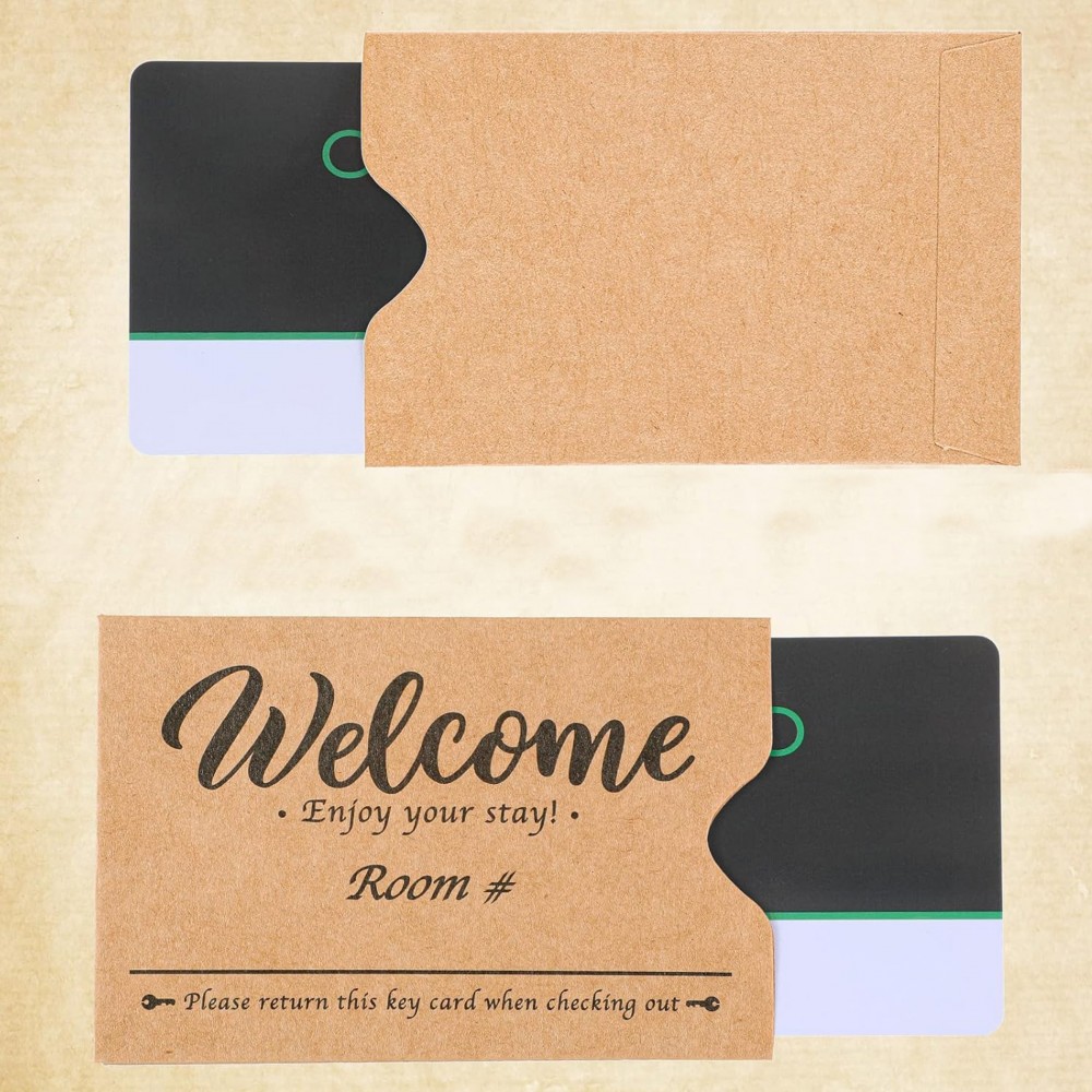 Hotel Key Card Envelope with Logo