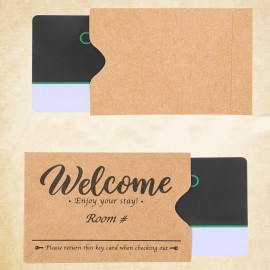 Hotel Key Card Envelope with Logo