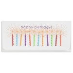 Birthday Candles Currency Envelope (Sparkling Candles) Branded