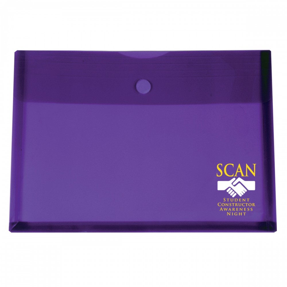 Customized Side Open Legal Size Envelope w/Touch Closure
