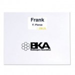 Logo Branded White Registration Envelope w/ Window & Pocket (13"x10")