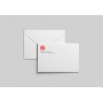 Logo Printed 5.25" X 7.25" A7 70lb 4:4 Premium Uncoated Text Digital Printing Envelope