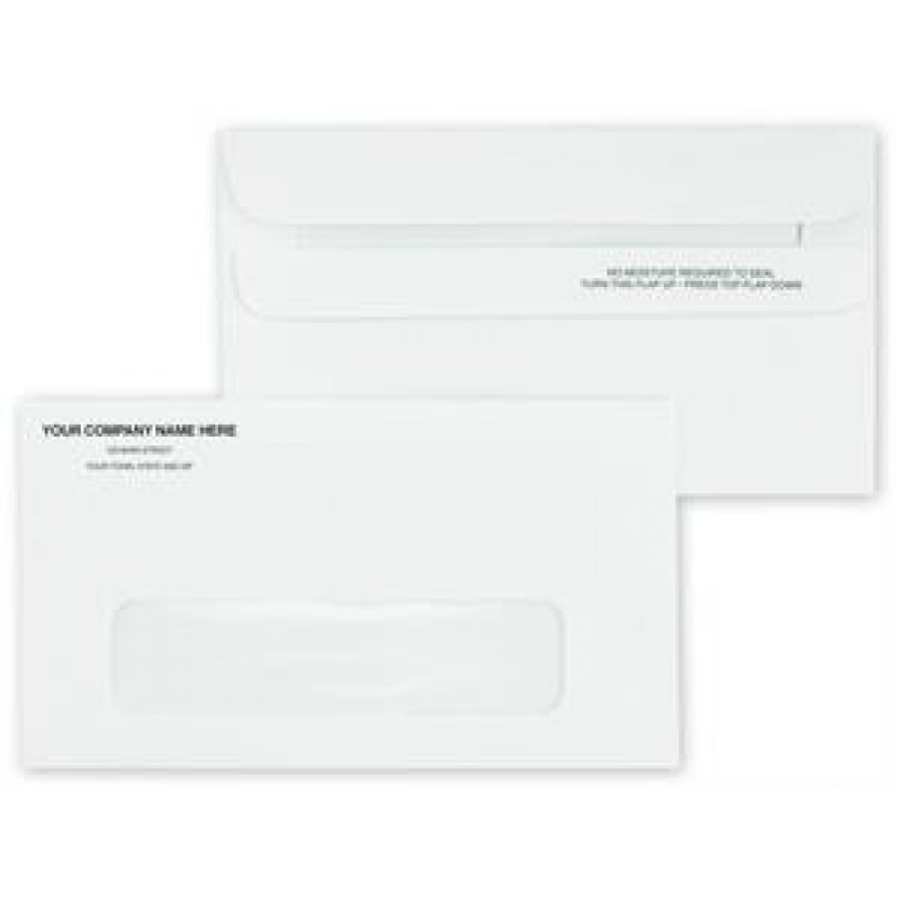 Branded #6 3/4 Standard Self-Seal Single-Window Envelope
