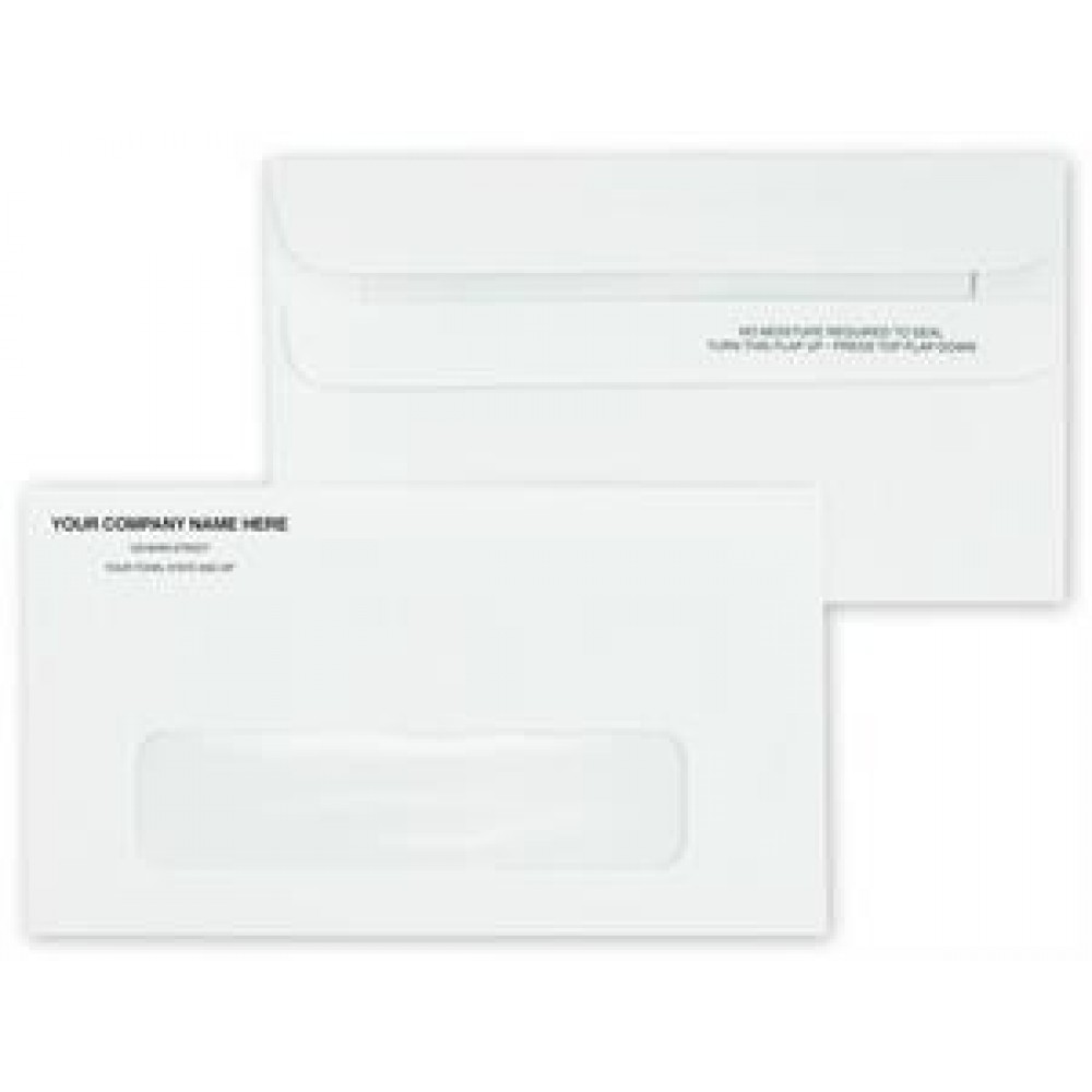 Branded #6 3/4 Standard Self-Seal Single-Window Envelope Branded #6 3/4 Standard Self-Seal Single-Window Envelope