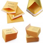 Branded Brown Self Sealing Bubble Mailers