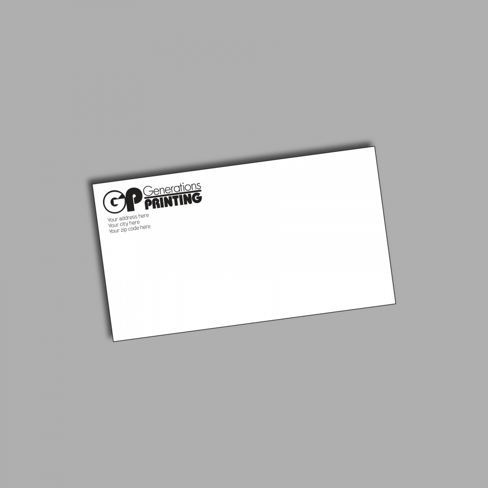 6 3/4 Regular Envelopes - One Color Custom Imprinted 6 3/4 Regular Envelopes - One Color Custom Imprinted