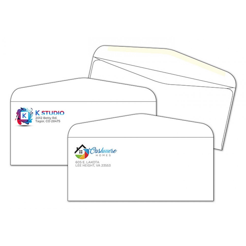 Personalized Full Color Custom Printed #10 Envelopes