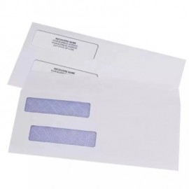 Logo Branded 10 Double Window Security Envelopes  Logo Branded 10 Double Window Security Envelopes