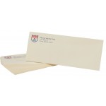 Spot Color Raised Print #10 Linen, Smooth or Opaque Stationery Envelopes Logo Printed