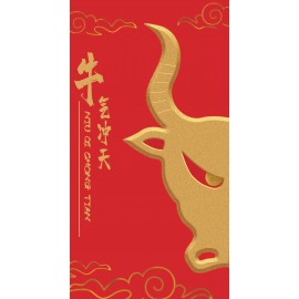 2021 Chinese Lunar Year Red Envelope with Logo  2021 Chinese Lunar Year Red Envelope with Logo