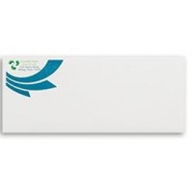 Custom Imprinted Spot Color Raised Print #10 Stationery Envelopes w/White Wove 24 Lb.
