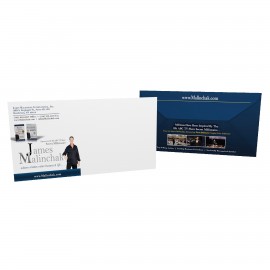 Personalized 4.125" x 9.5" - Full Color Envelopes - 70lb Linen -No Window