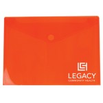 Branded Side Open Envelope w/Touch Closure