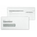 Confidential Large Self-Seal Dual-Window Envelope (Imprinted) Logo Printed